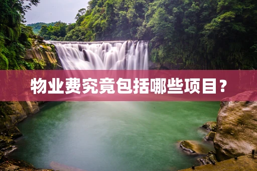 物业费究竟包括哪些项目？