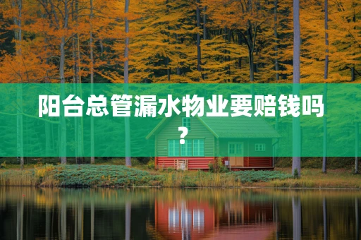 阳台总管漏水物业要赔钱吗？