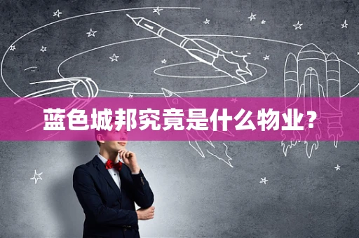 蓝色城邦究竟是什么物业？