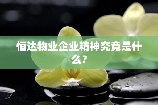恒达物业企业精神究竟是什么？