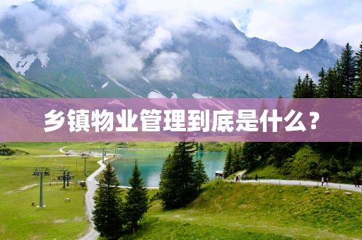乡镇物业管理到底是什么？