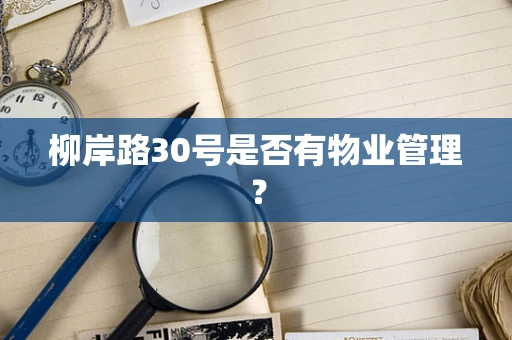 柳岸路30号是否有物业管理？