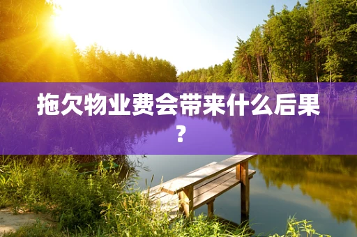 拖欠物业费会带来什么后果？