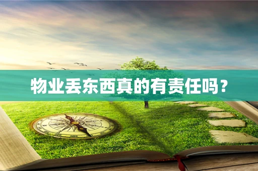物业丢东西真的有责任吗？
