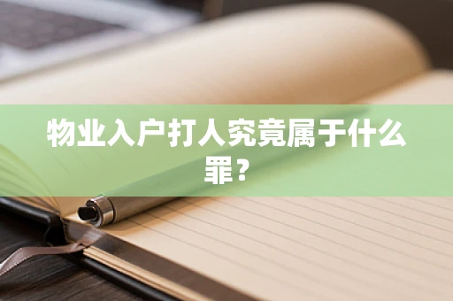 物业入户打人究竟属于什么罪？