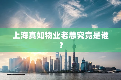 上海真如物业老总究竟是谁？
