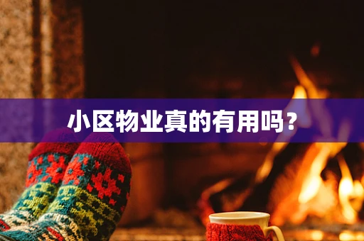 小区物业真的有用吗？