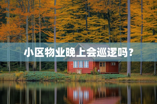 小区物业晚上会巡逻吗？