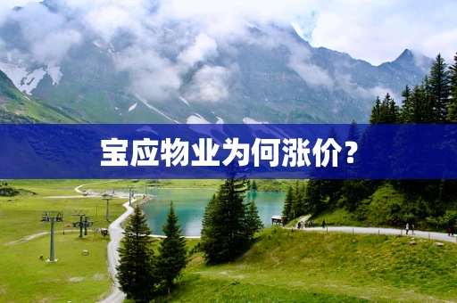 宝应物业为何涨价？