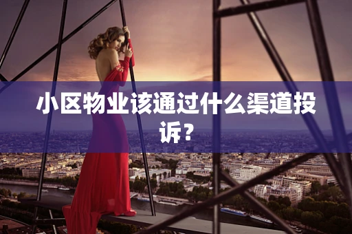 小区物业该通过什么渠道投诉？