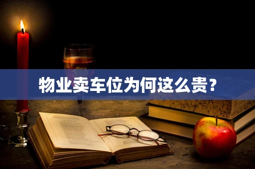 物业卖车位为何这么贵？