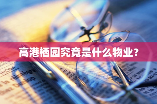 高港栖园究竟是什么物业？