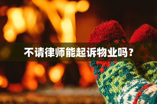 不请律师能起诉物业吗？