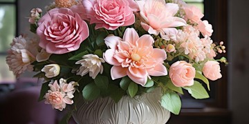 物业送花可以送仿真花吗？