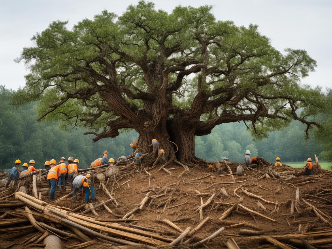 物业砍树14次是否犯法？